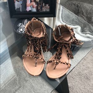 Cheetah sandals